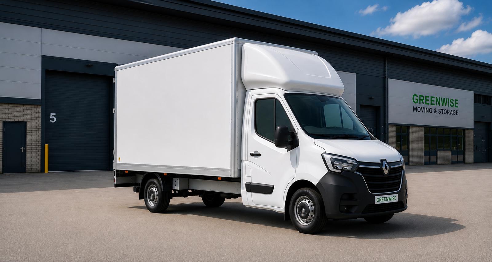 Greenwise Logistics courier van providing services across Essex and the UK