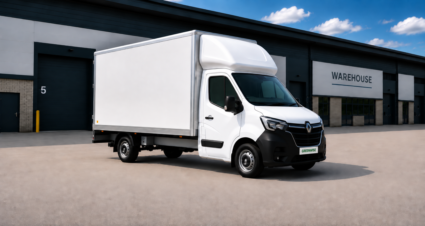 Greenwise Logistics courier van providing services across Essex and the UK