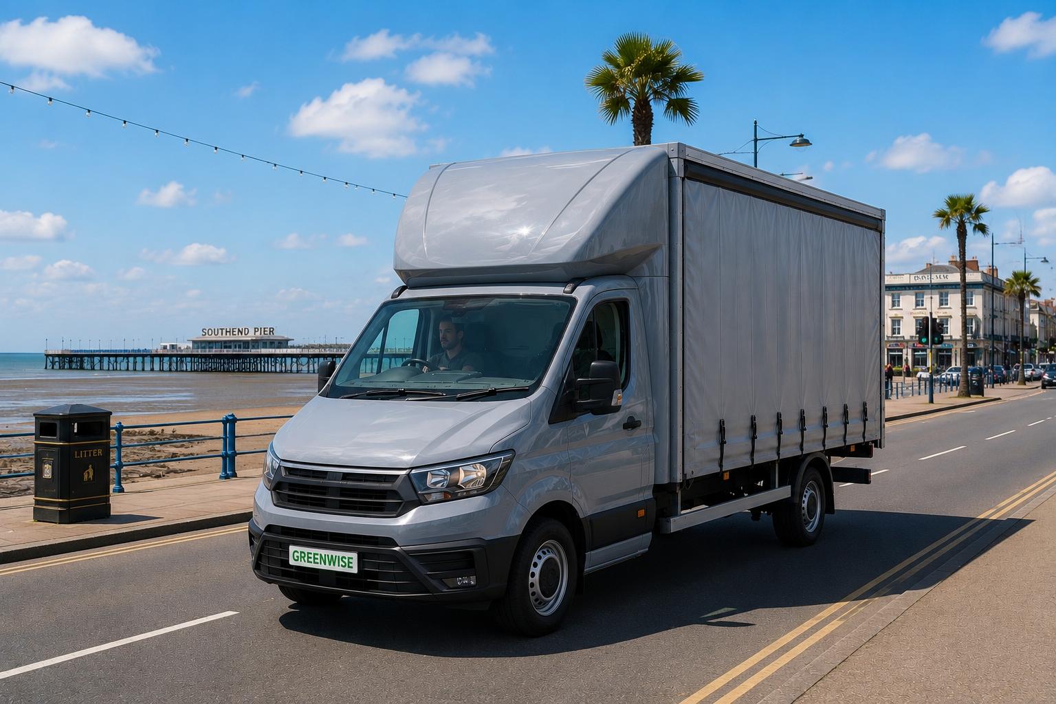Courier Services UK commercial delivery with Greenwise Logistics Luton van